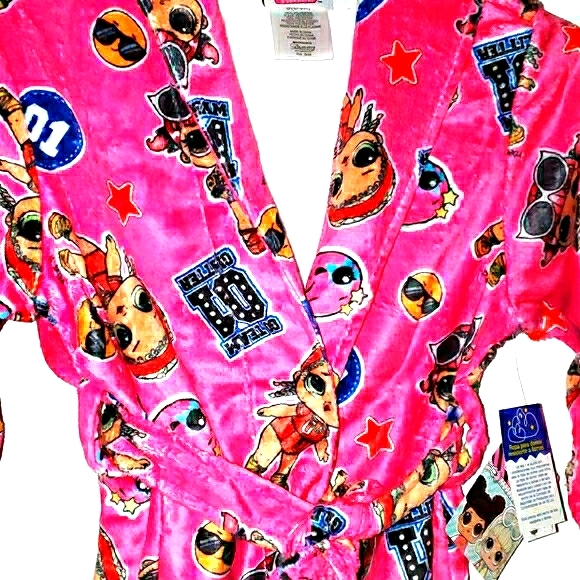 NWT LOL Surprise! lightweight fleece Robe - Picture 4 of 6